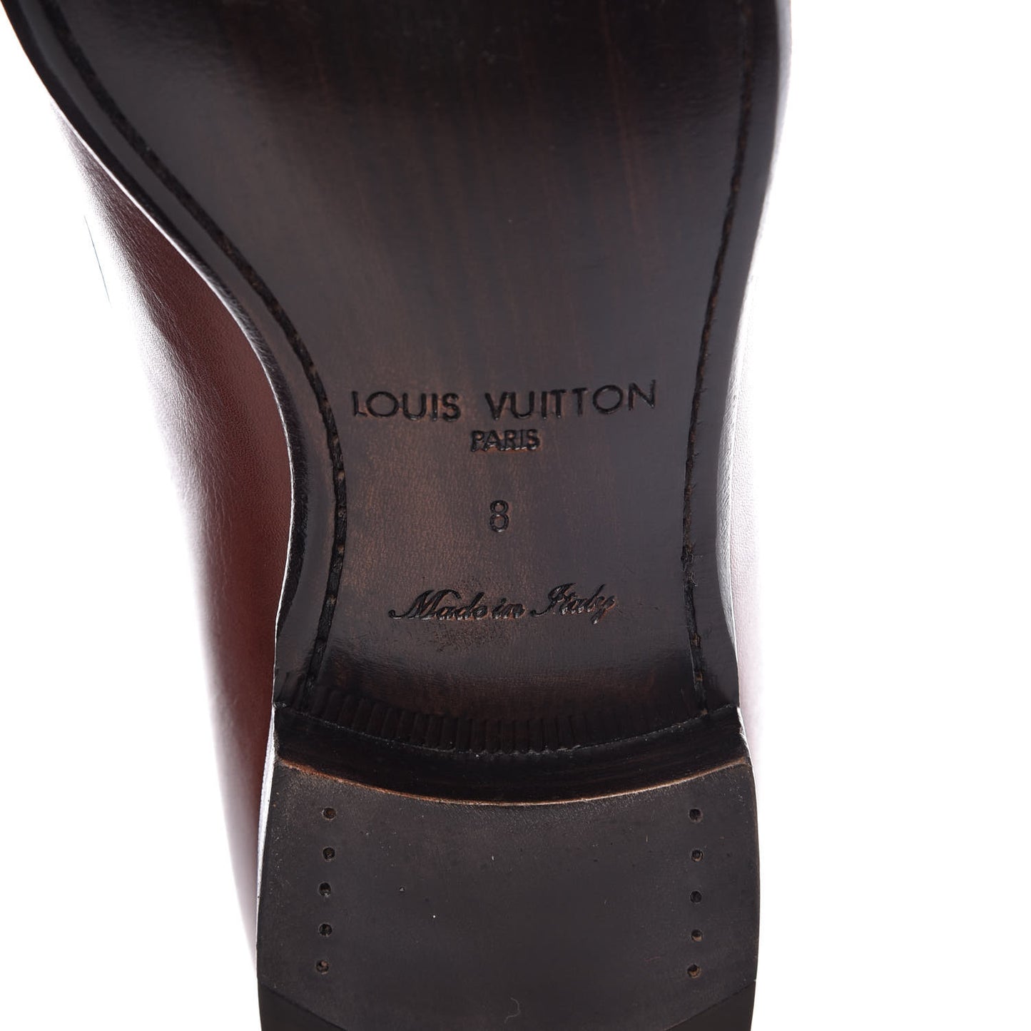 Calfskin Mens Santiago Loafers 8 Brown