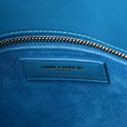 Saint Laurent Calfskin Small Sac De Jour Turquoise 7 of 7