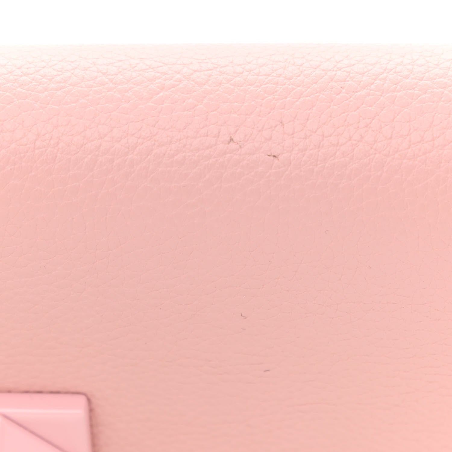 Christian Louboutin Calfskin Studded Flap Carasky Clutch Rosy 10 of 10