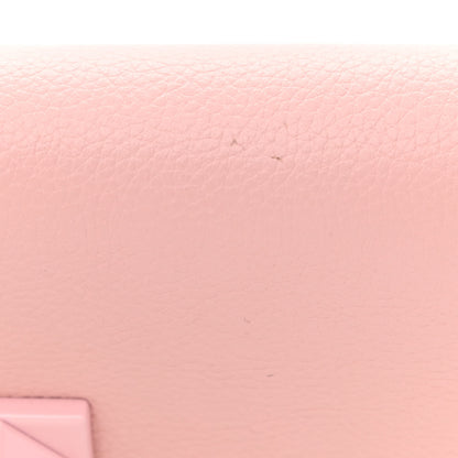 Christian Louboutin Calfskin Studded Flap Carasky Clutch Rosy 10 of 10