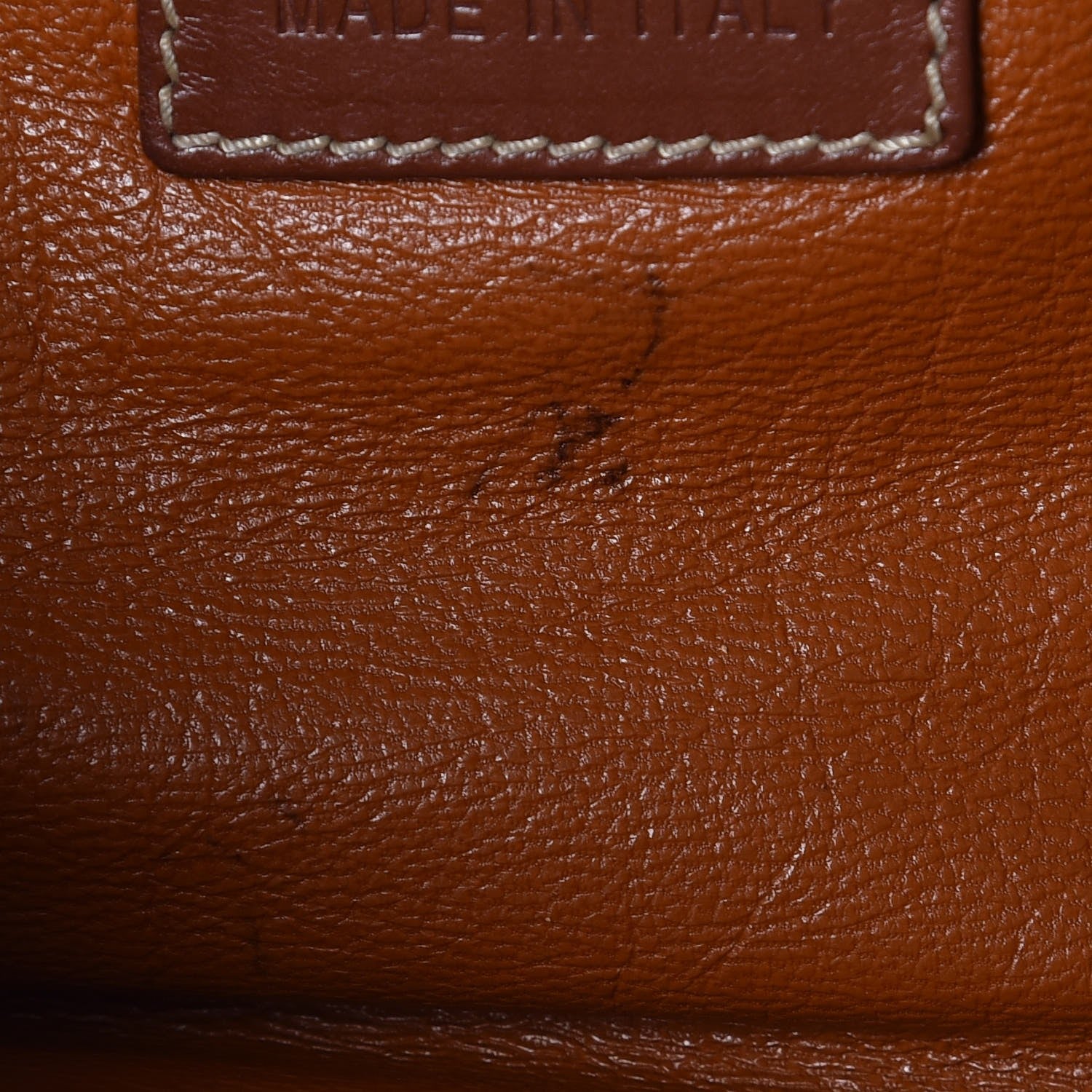 Prada Canvas Calfskin Small Buckle Bag Brown 7 of 11