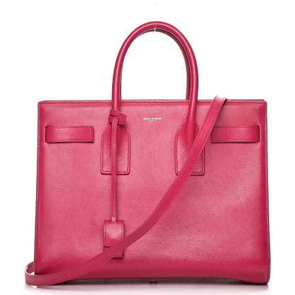 Saint Laurent Calfskin Small Sac De Jour Bubblegum 1 of 23