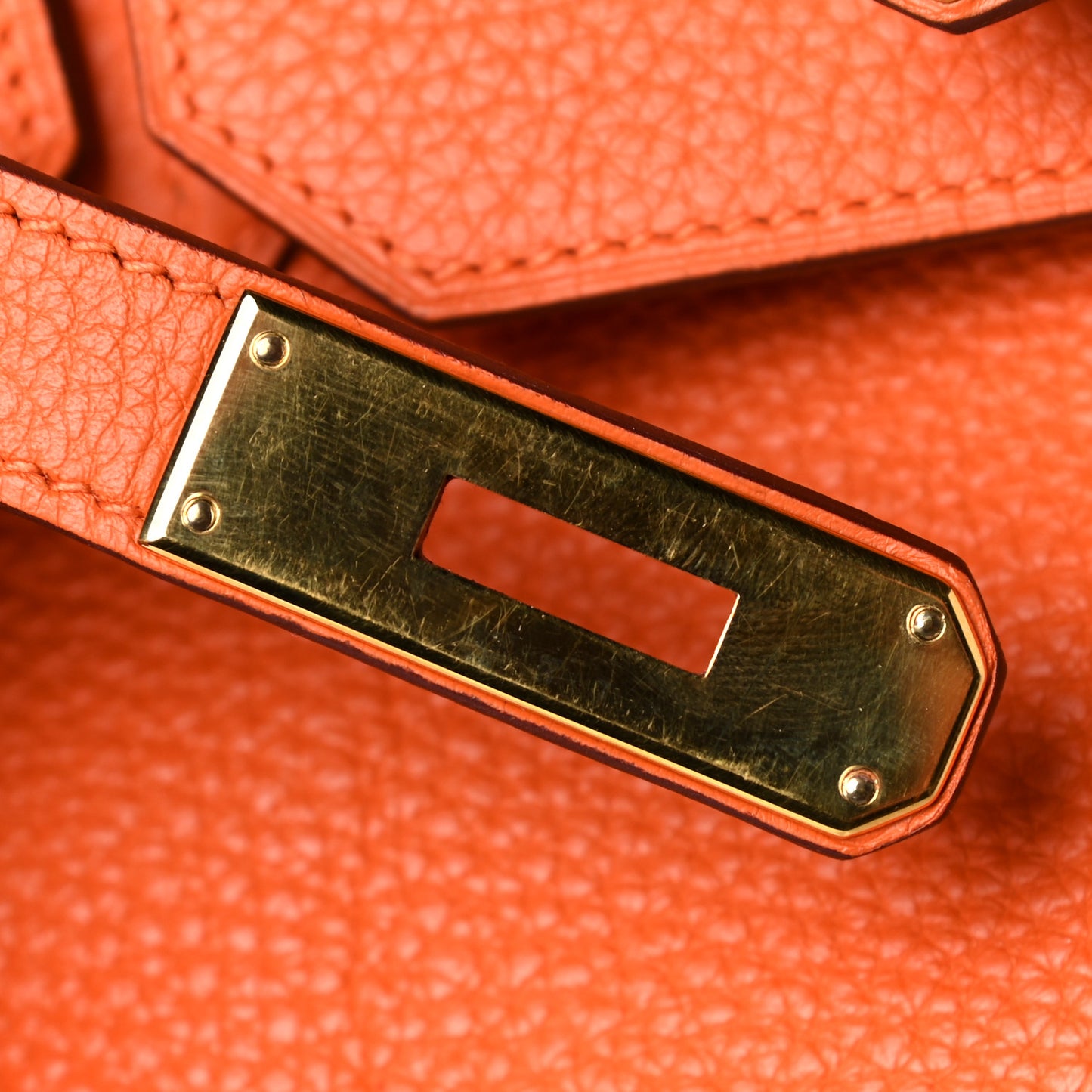 Togo Birkin 40 Orange