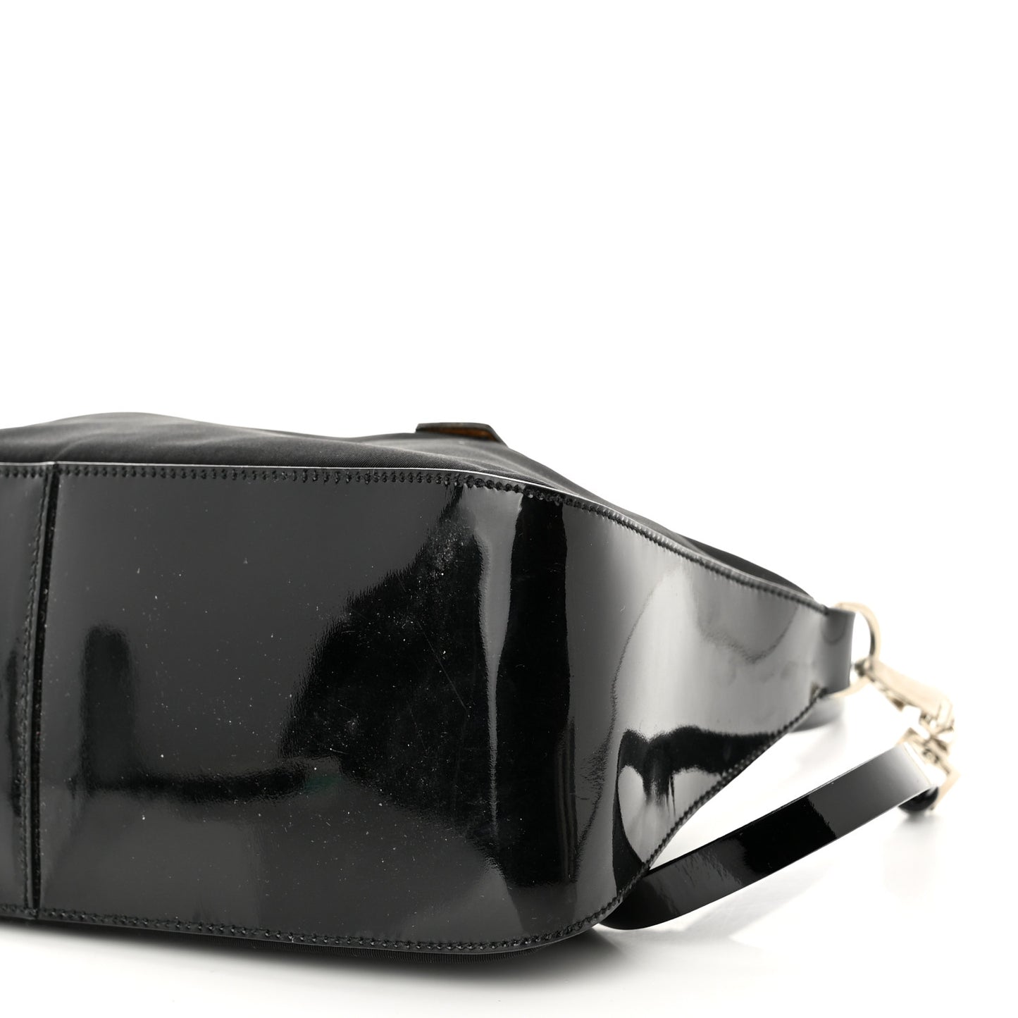 Nylon Spazzolato Bag Black