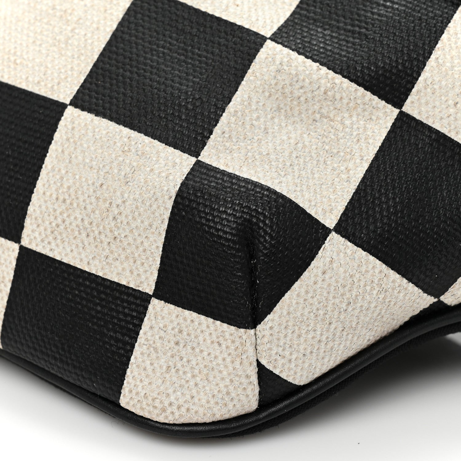 Saint Laurent Canvas Classic Belt Bag Black White 9 of 9