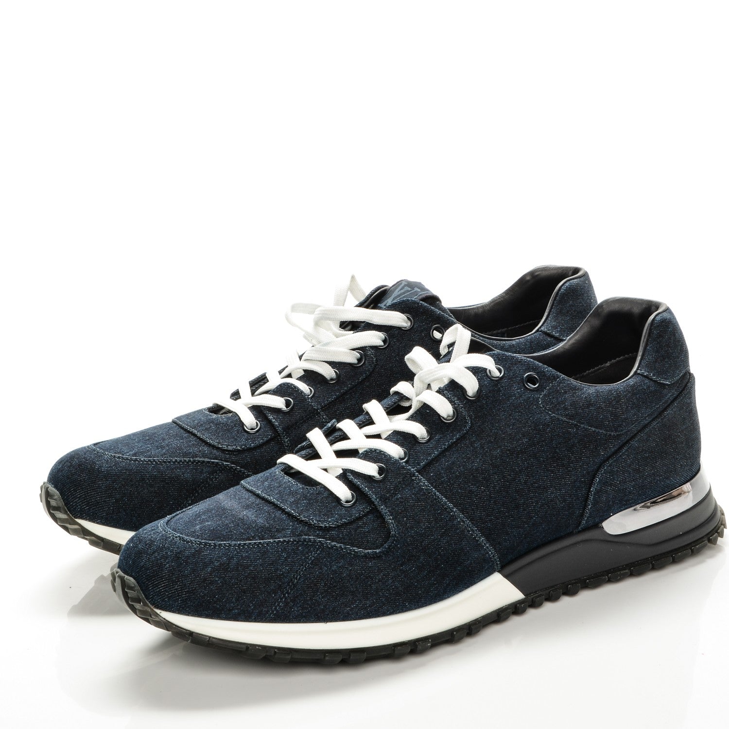 Louis Vuitton Denim Run Away Sneakers 12 Marine 3 of 7