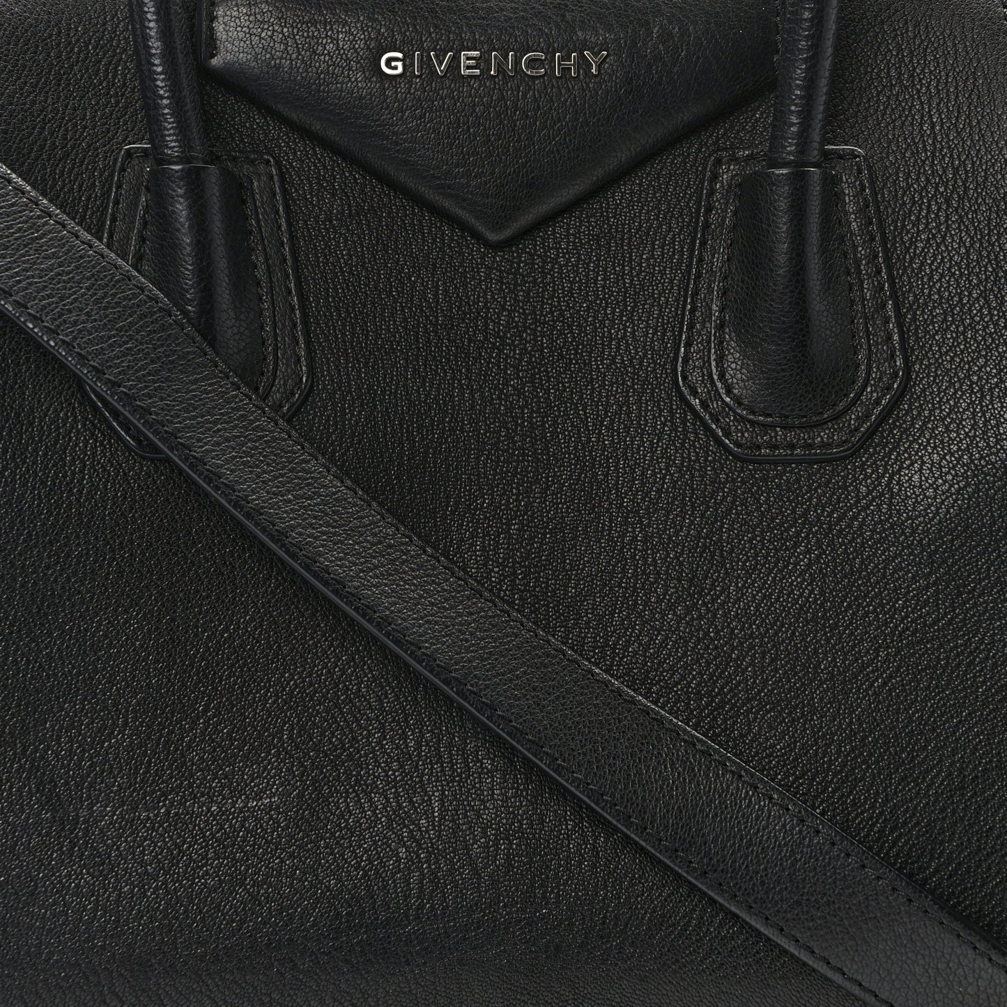 Sugar Goatskin Small Antigona Black