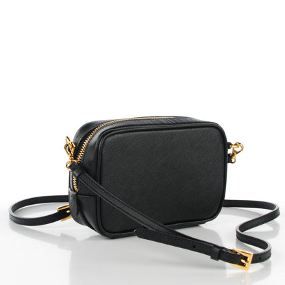 Prada Saffiano Mini Camera Crossbody Black 4 of 10