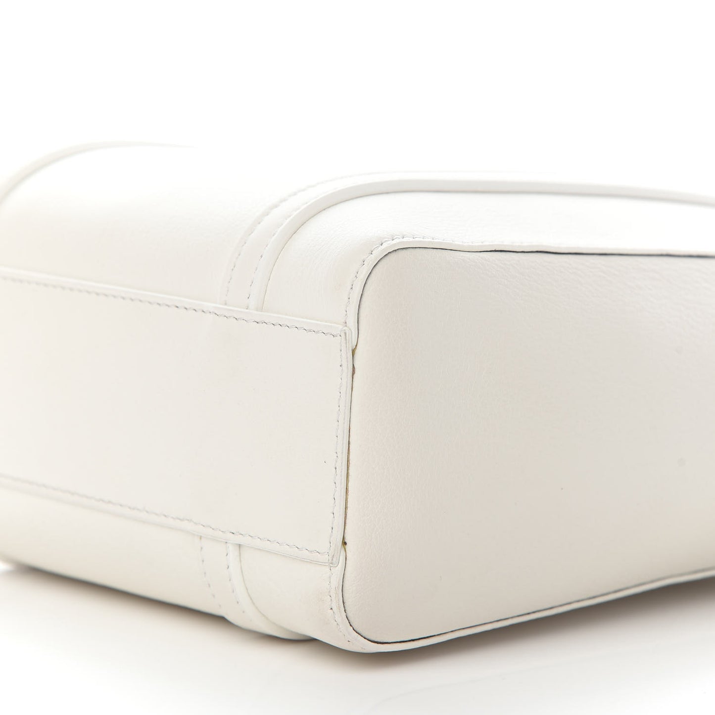 Smooth Calfskin Double Sided XXS Everyday Tote White Light Black
