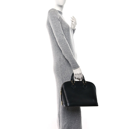 Louis Vuitton Epi Alma PM Black 3 of 11