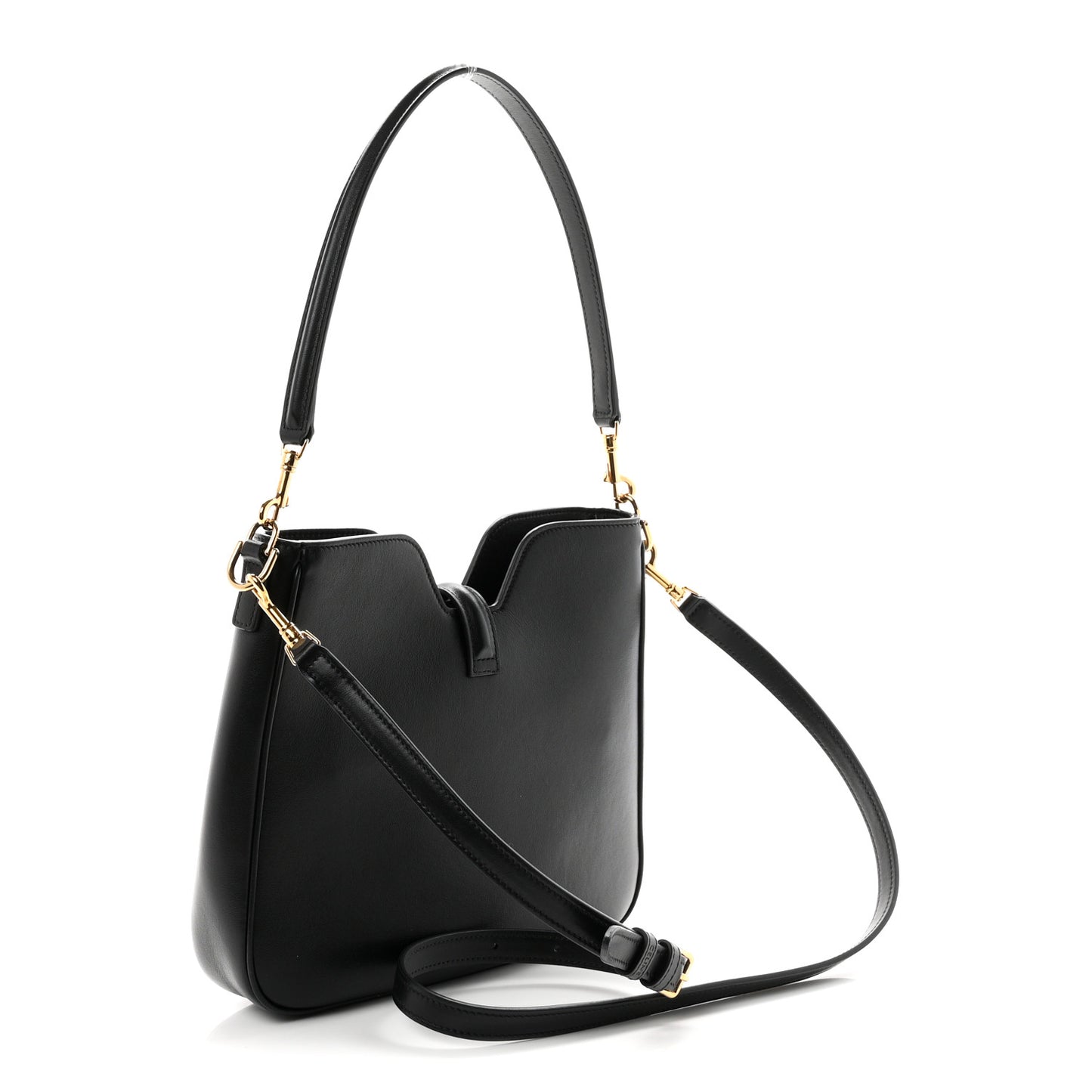 Smooth Calfskin Small Camille 16 Soft Bag Black