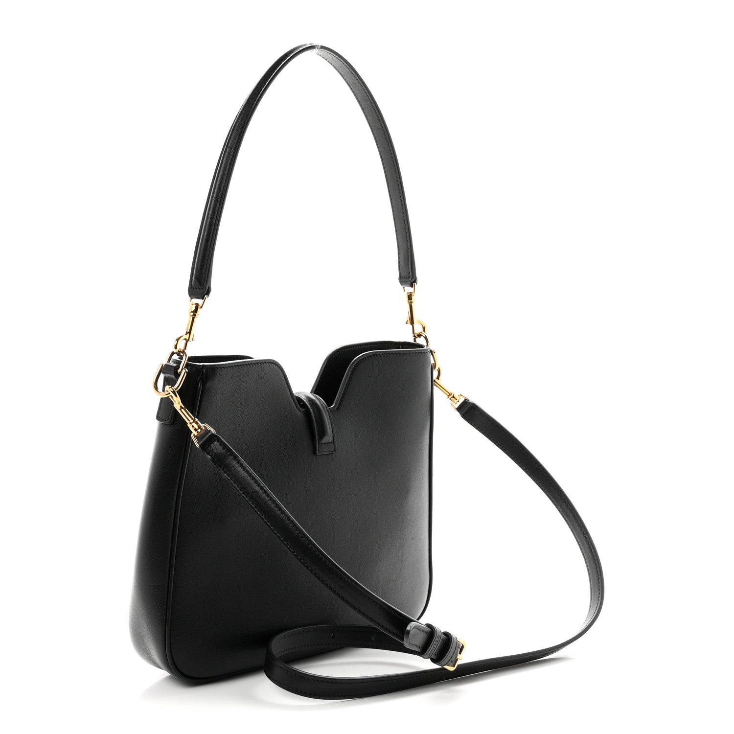 Celine Smooth Calfskin Small Camille 16 Soft Bag Black 2 of 9