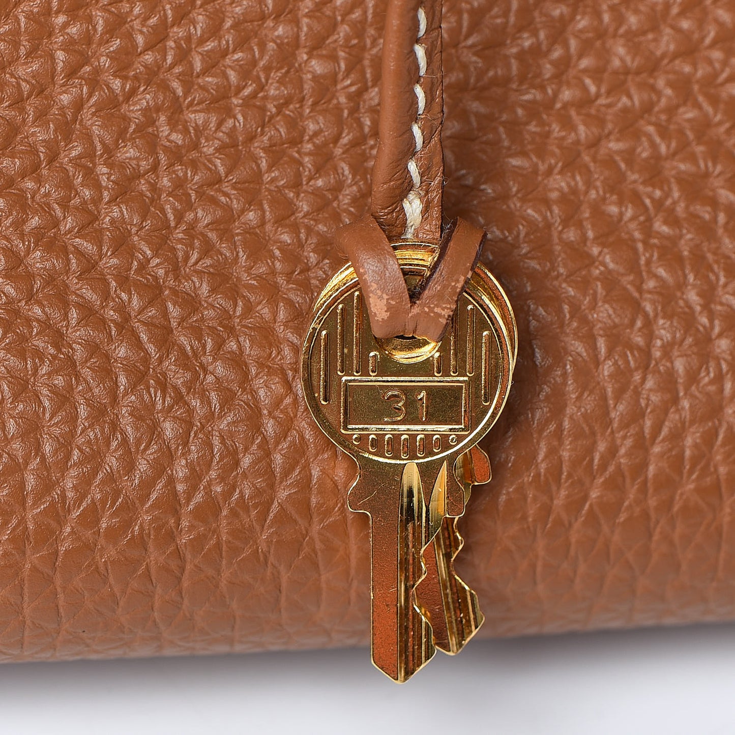 Taurillon Clemence Birkin 35 Gold