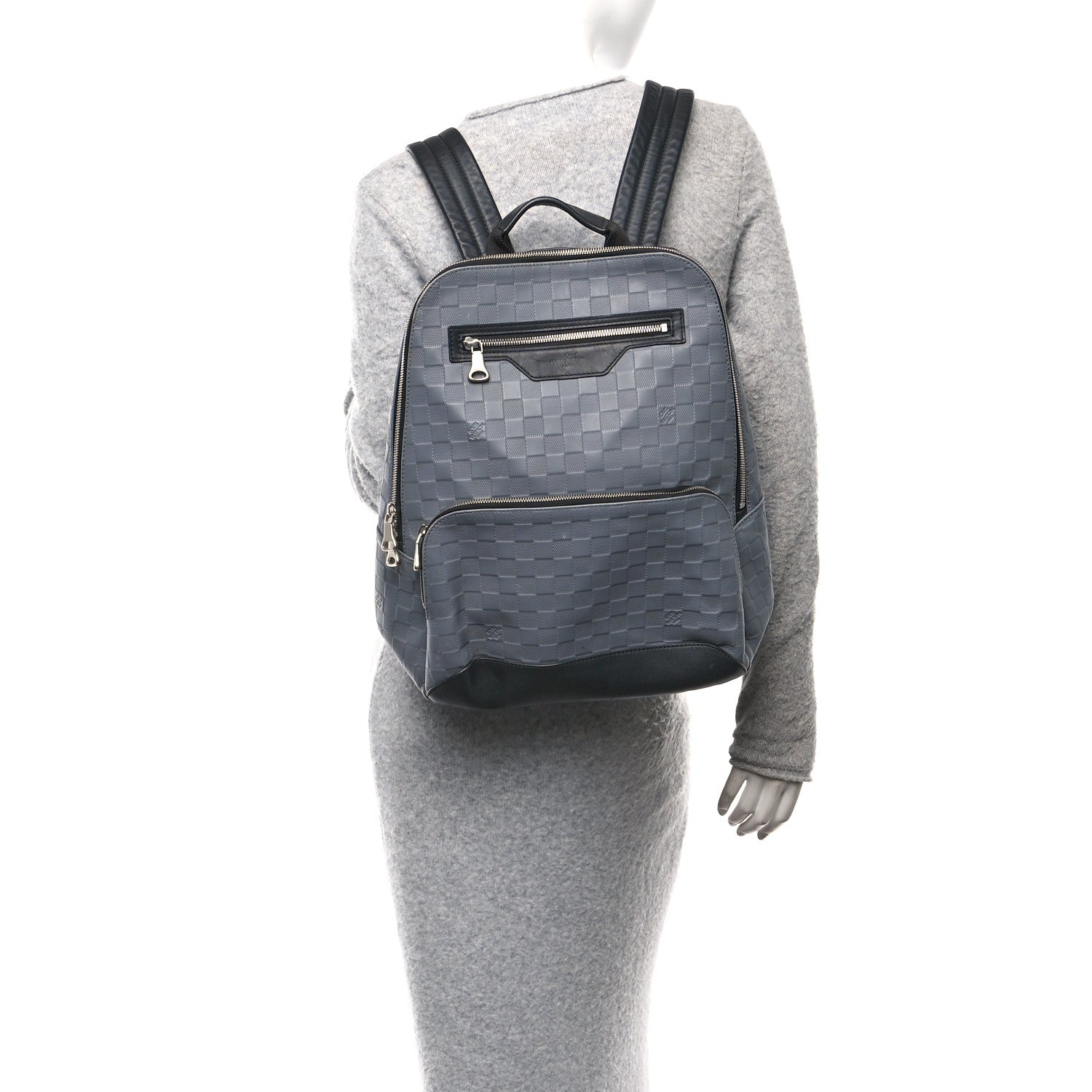 Louis Vuitton Damier Infini Avenue Backpack Grey 2 of 10