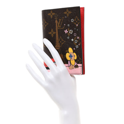 Louis Vuitton LOUIS VUITTON Monogram 2019 Christmas Animation Passport Cover Rouge 2 of 7