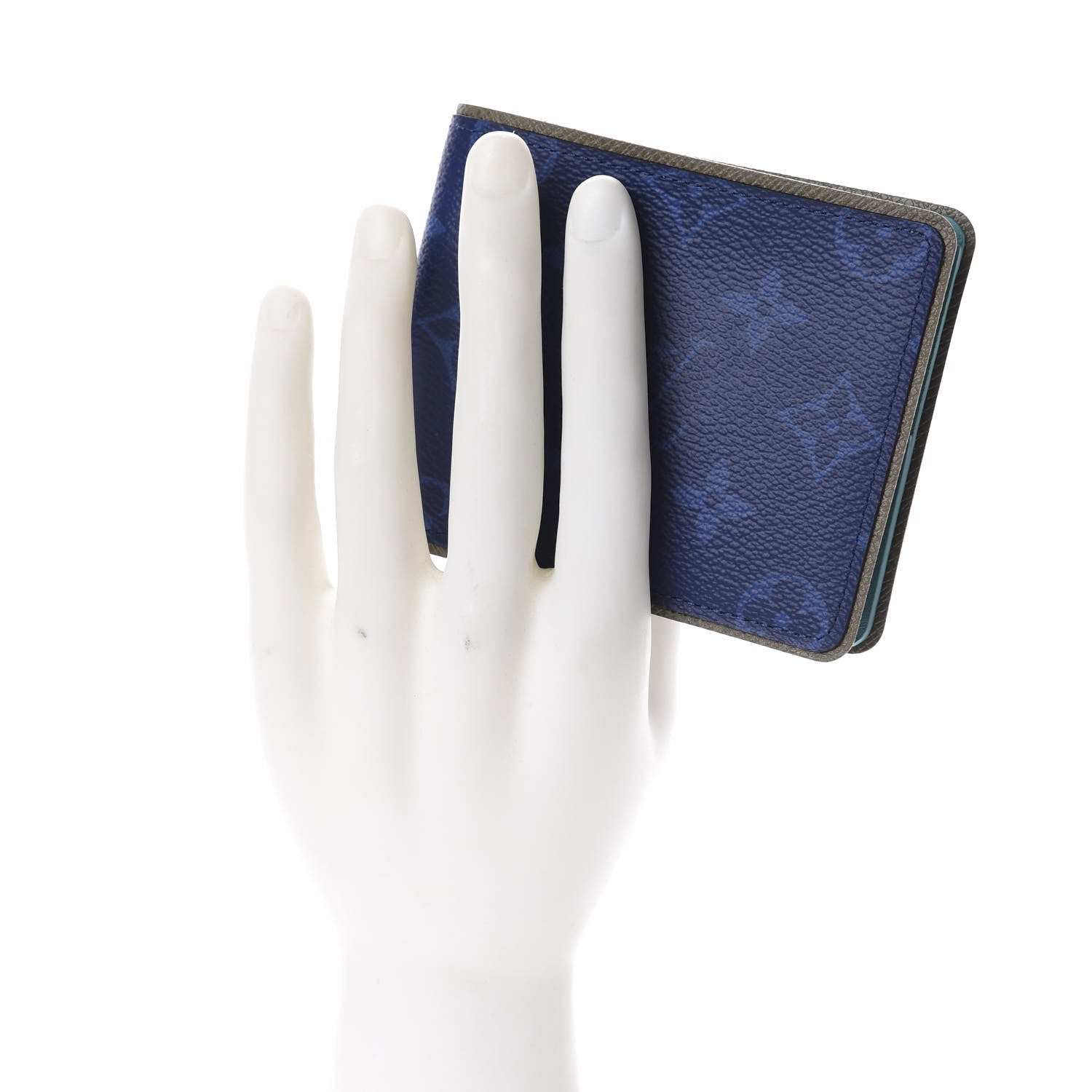 Louis Vuitton Monogram Outdoor Slender Wallet Pacific Blue 2 of 6