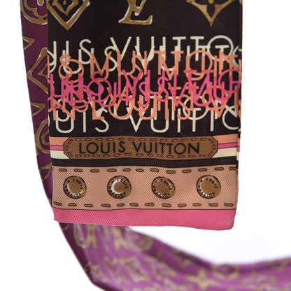 Louis Vuitton Silk Monogram Map Bandeau 3 of 5