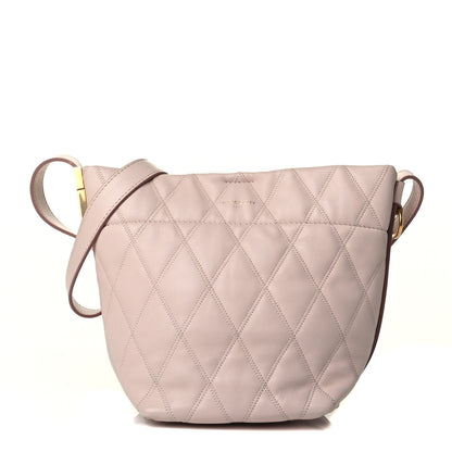 Givenchy Lambskin Quilted Mini GV Bucket Bag Pink 1 of 6