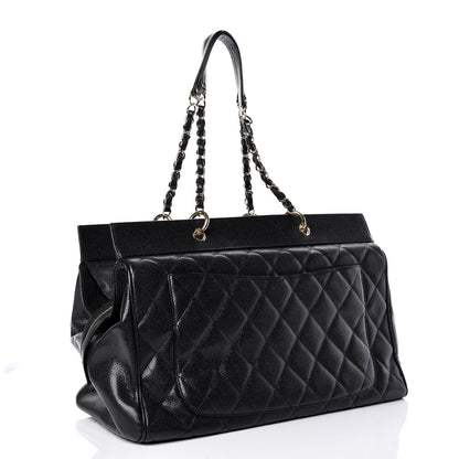 Chanel Caviar Quilted CC Tote Black 3 of 14