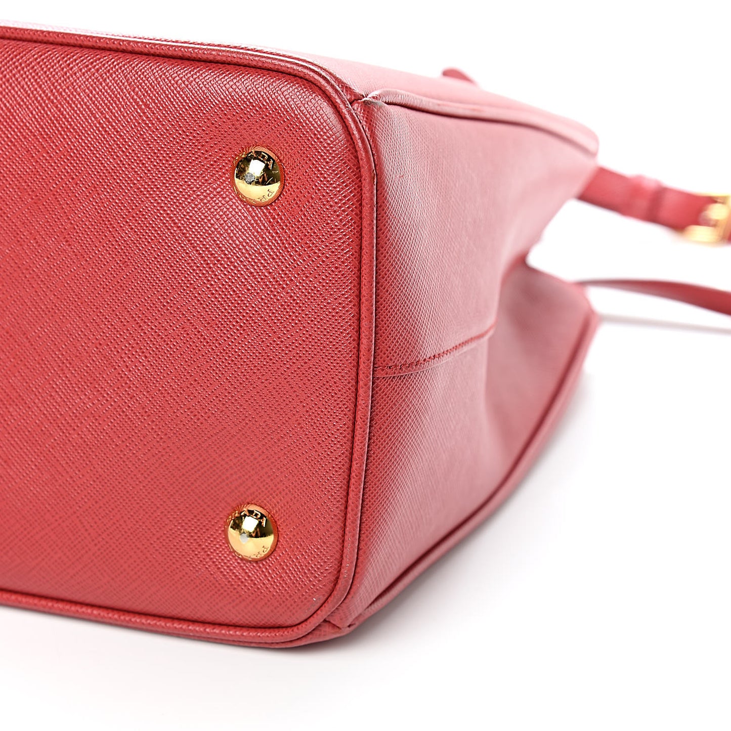 Saffiano Lux Medium Tote Fuoco