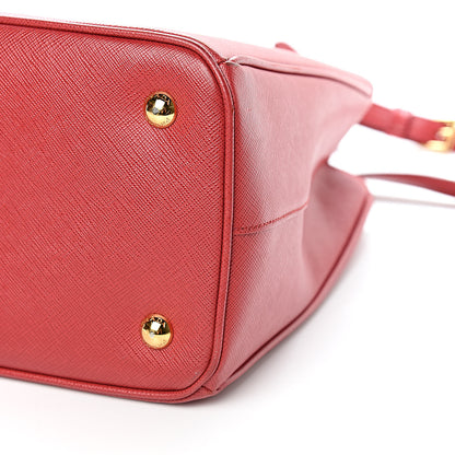 Prada Saffiano Lux Medium Tote Fuoco 10 of 16