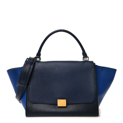 Celine Smooth Calfskin Medium Tri-Color Trapeze Ink 1 of 13