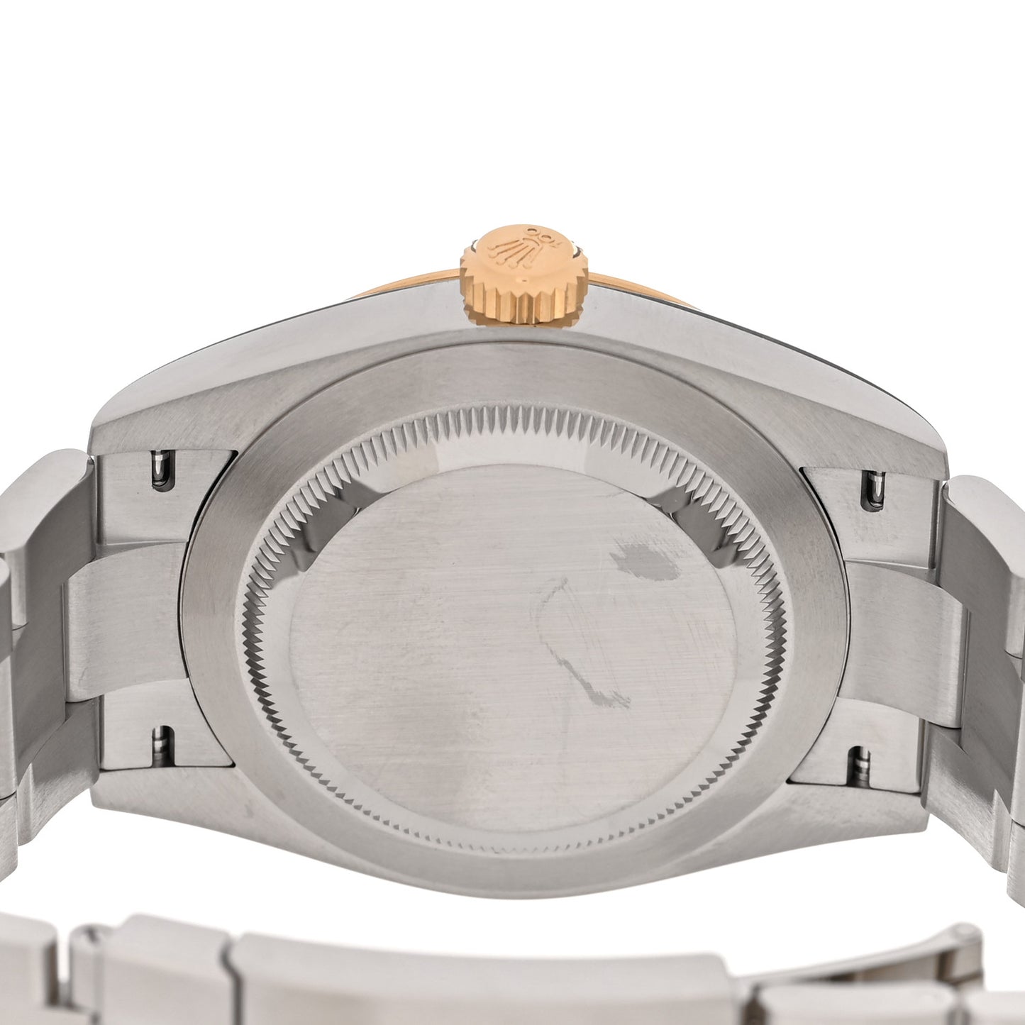 Stainless Steel 18K Yellow Gold 41mm Oyster Perpetual 100th Anniversary Watch Slate 134303