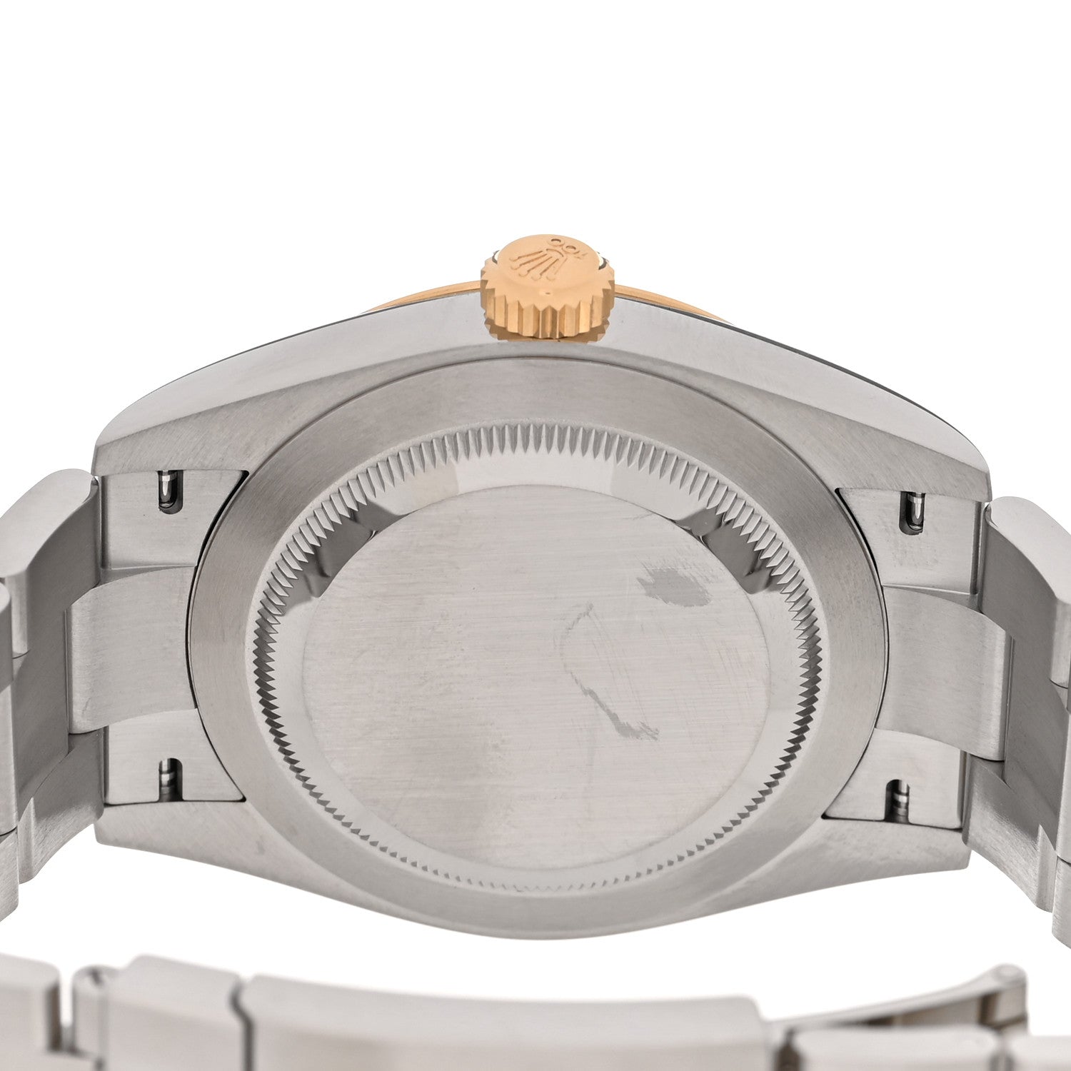 Rolex Stainless Steel 18K Yellow Gold 41mm Oyster Perpetual 100th Anniversary Watch Slate 134303 4 of 5
