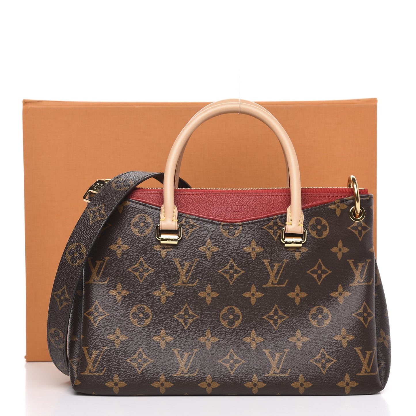 Monogram Pallas BB Cherry
