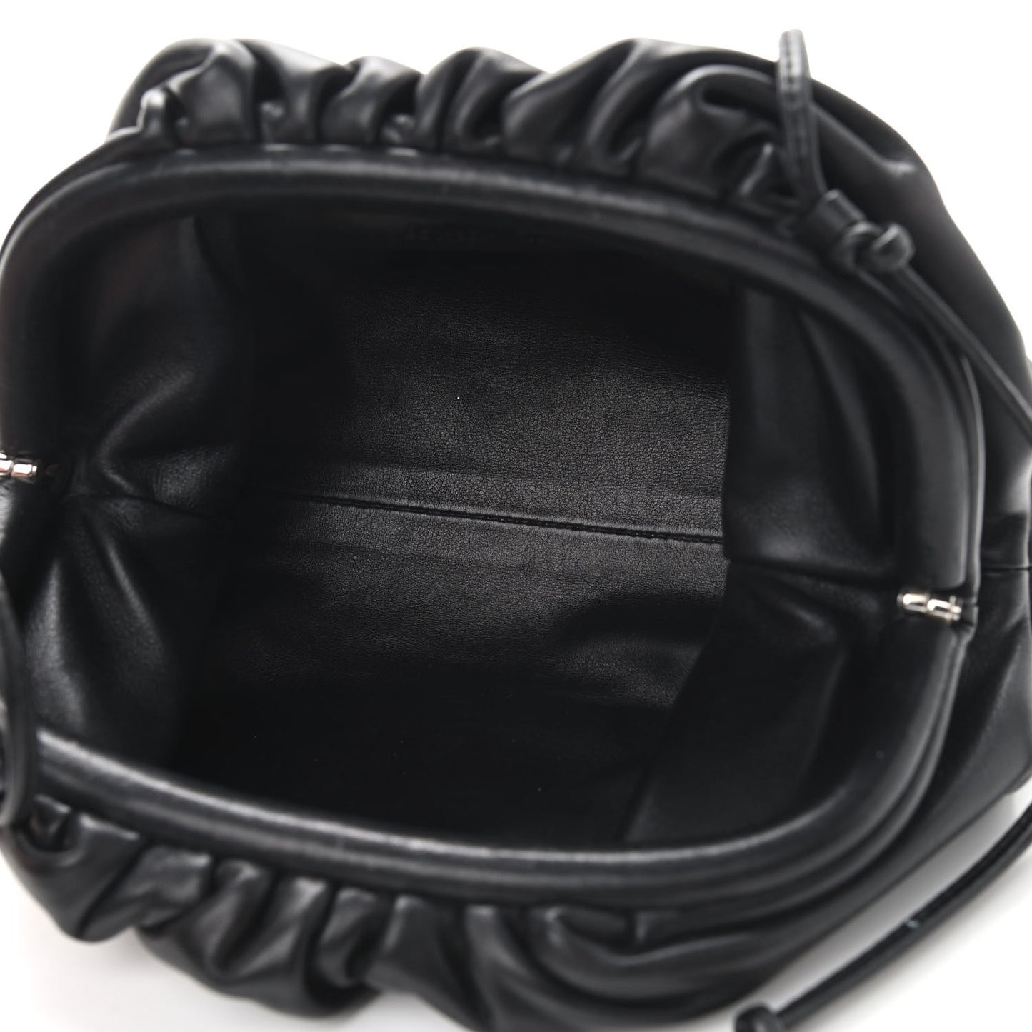Butter Calfskin The Mini Pouch Black