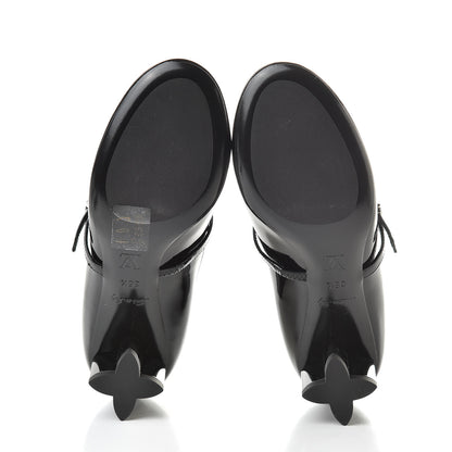 Louis Vuitton Patent Uniformes Silhouette 40mm Pumps 36.5 Black 5 of 8