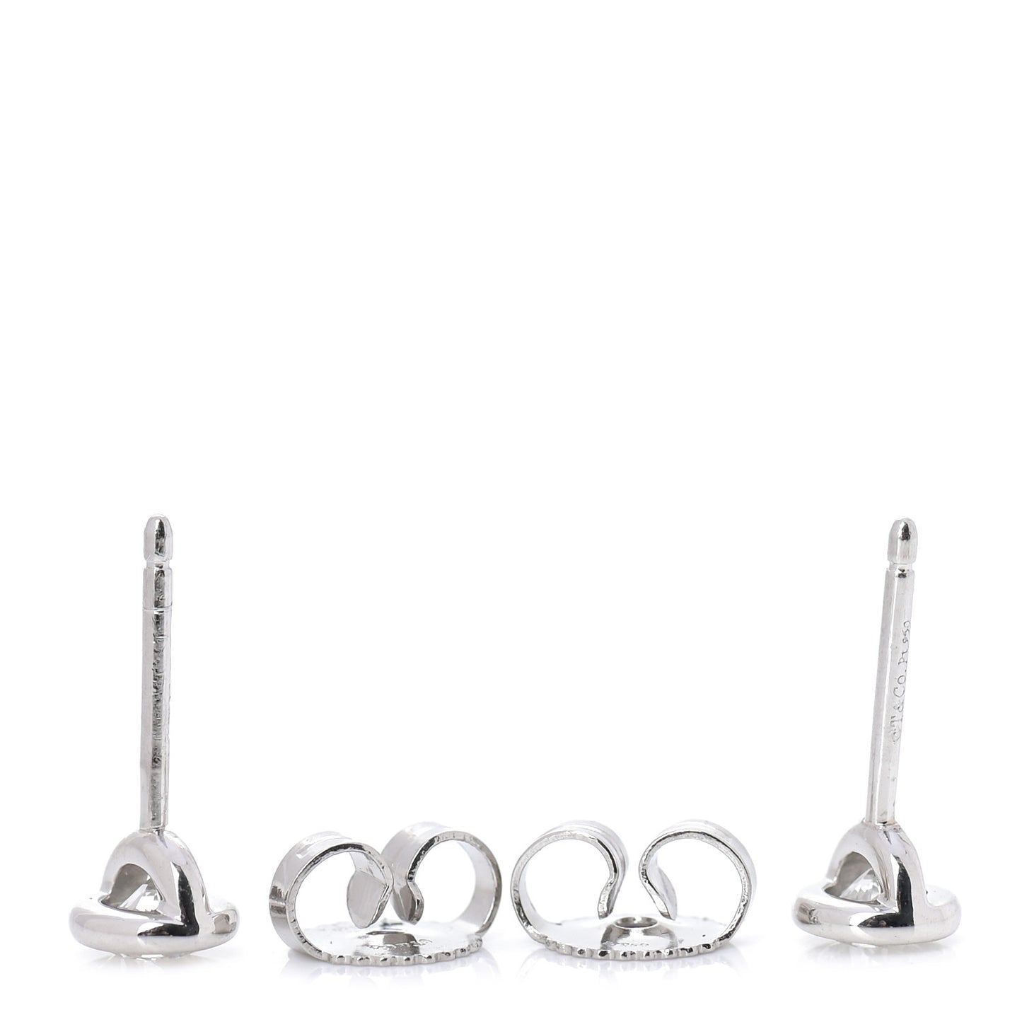 Platinum Diamond .34ctw Elsa Peretti Diamonds By The Yard Earrings