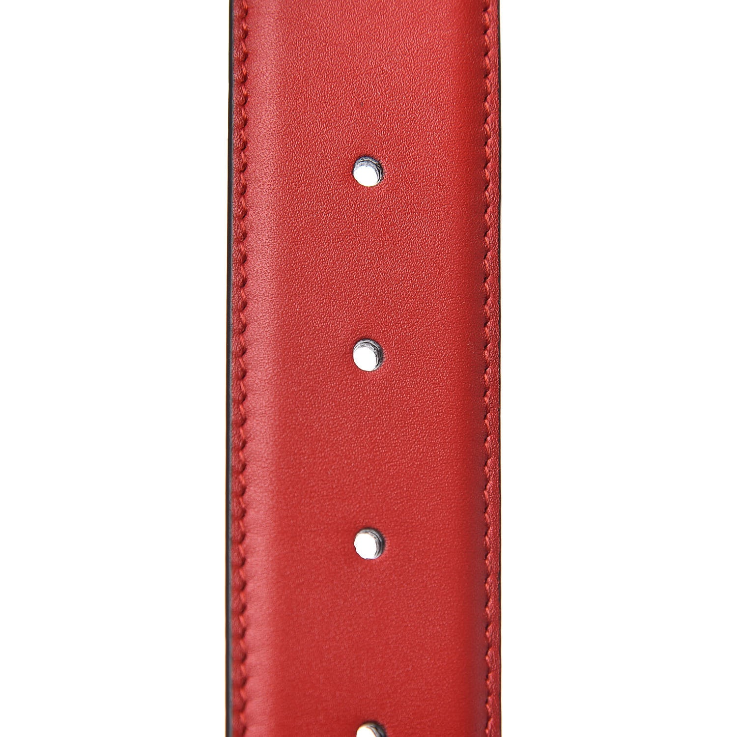 Gucci Moon Calfskin Interlocking G 37mm Belt 95 38 Vibrant Red 5 of 6