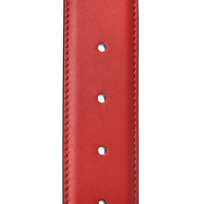 Gucci Moon Calfskin Interlocking G 37mm Belt 95 38 Vibrant Red 5 of 6