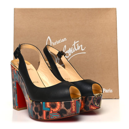 Christian Louboutin Nappa Patent Specchio Loubileo Dona Anna 120 Platform Wedges 38 Multicolor 8 of 8