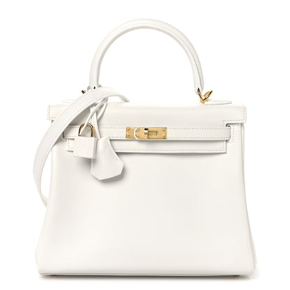 Hermes Swift Kelly Retourne 25 New White 1 of 13