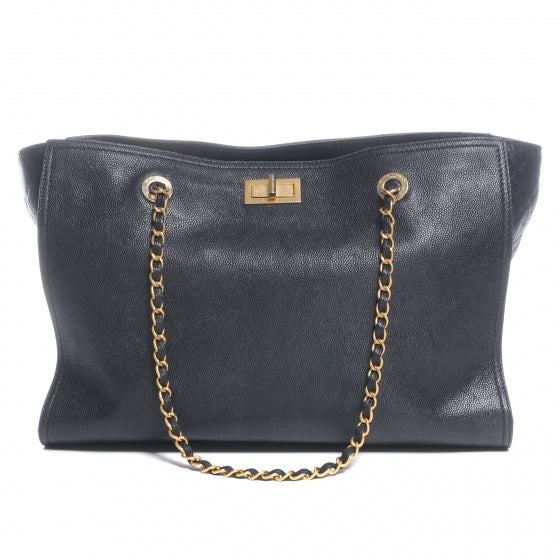 Chanel Caviar Large Edy Reissue Tote Black 1 of 8