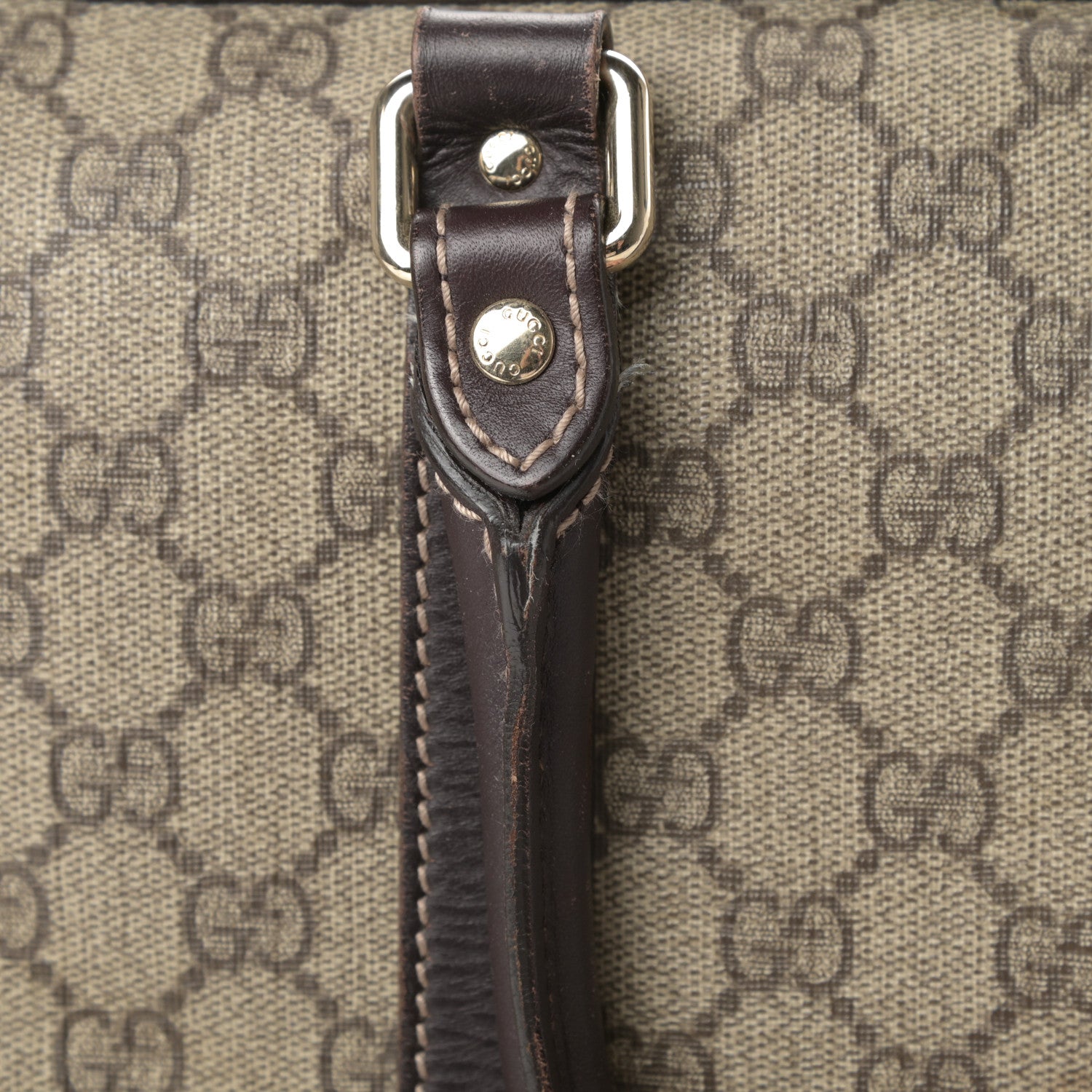 Gucci GG Plus Monogram Medium Carry On Duffle Dark Brown 16 of 19