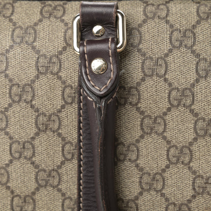 Gucci GG Plus Monogram Medium Carry On Duffle Dark Brown 16 of 19