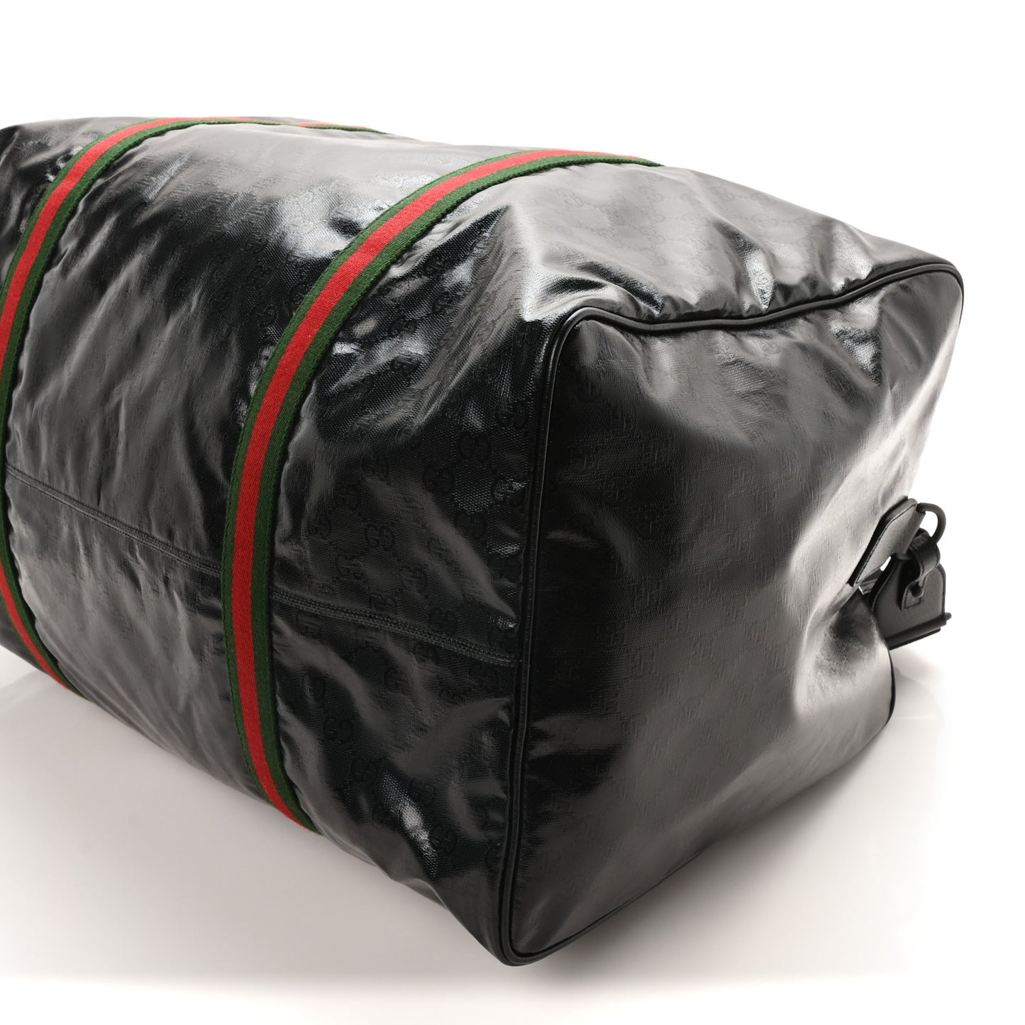 Crystal Monogram Web Large Duffle Bag Black