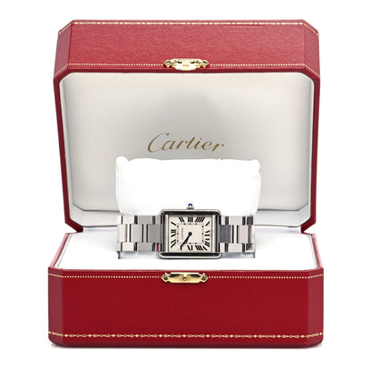 Cartier Stainless Steel 27mm Tank Solo Quartz Watch 5 of 5