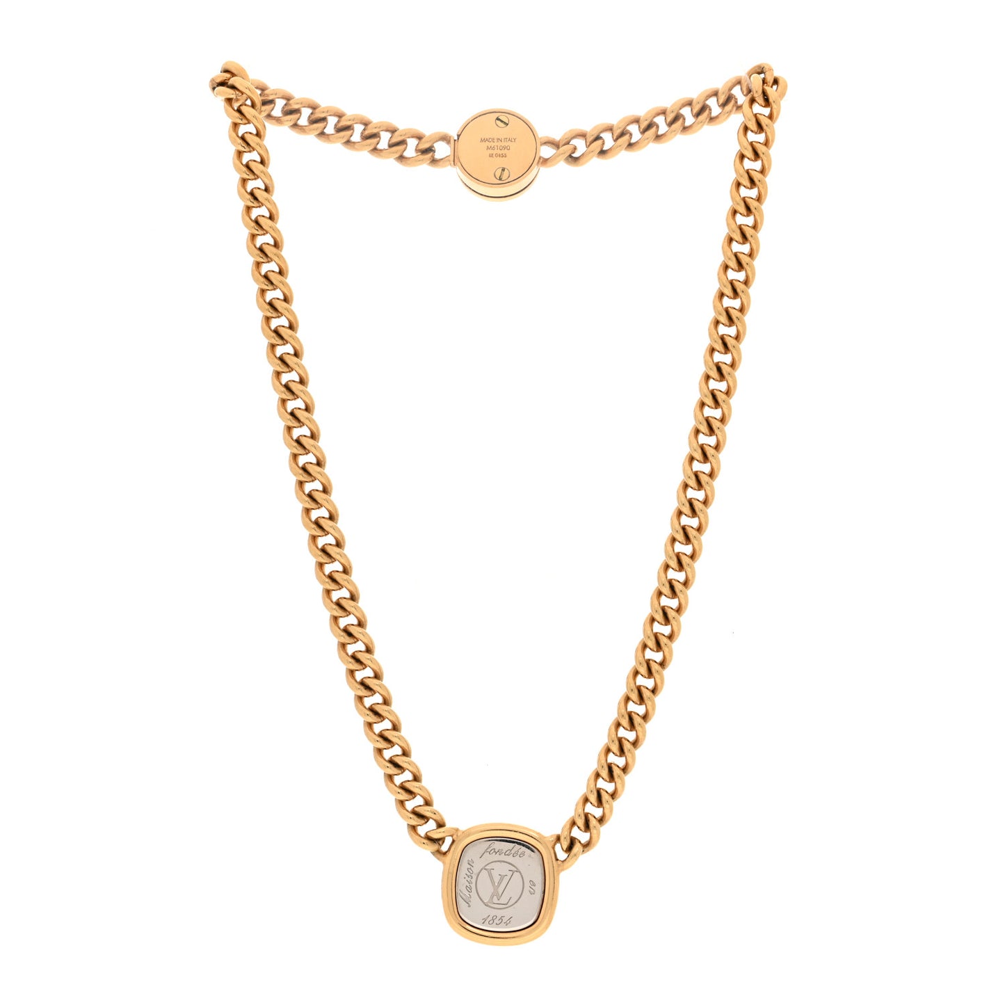 LV ID Chain Necklace