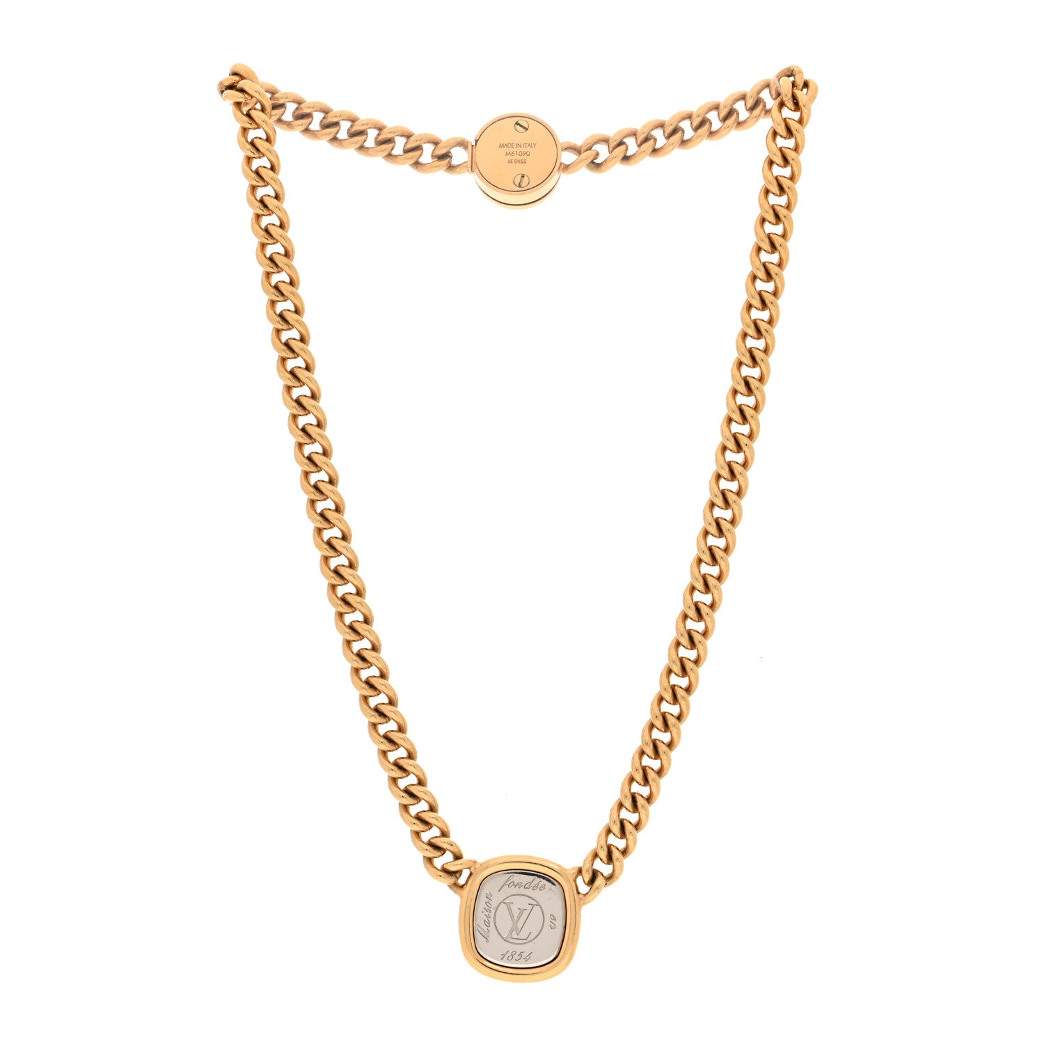 Louis Vuitton LV ID Chain Necklace 3 of 6