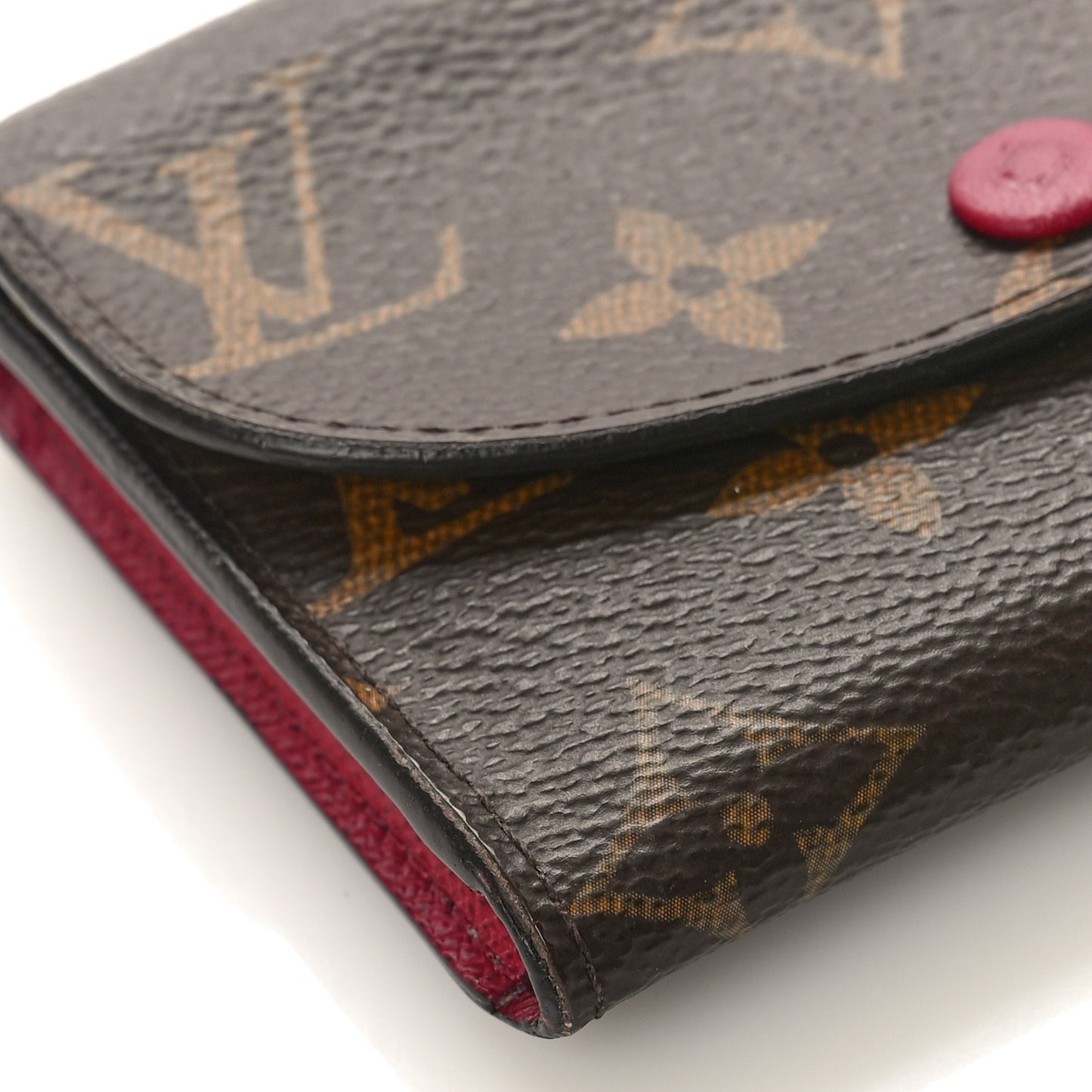 Monogram Rosalie Coin Purse Fuchsia