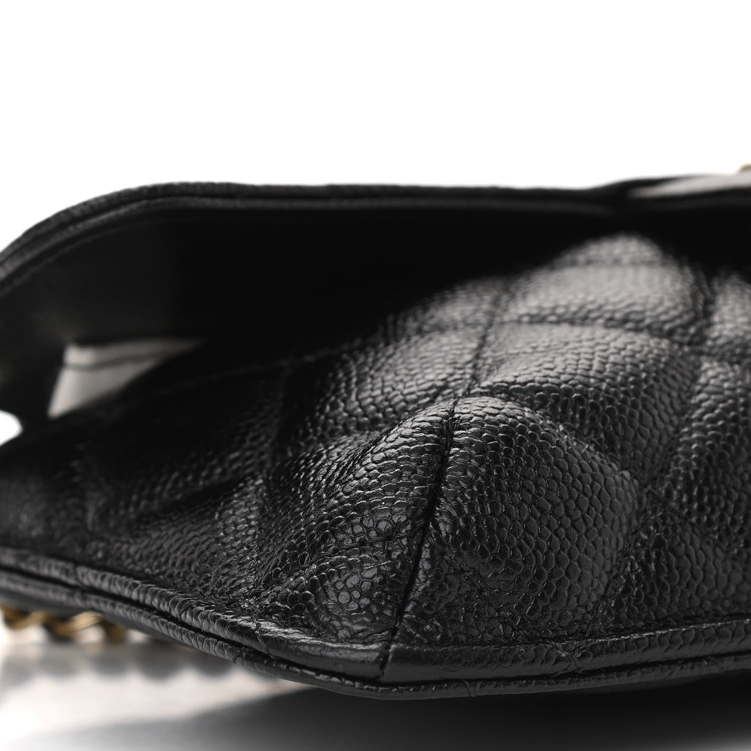 Chanel Jersey Fabric Quilted Foldable Tote With Chain Black Multicolor 15 of 18