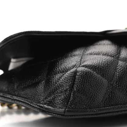 Chanel Jersey Fabric Quilted Foldable Tote With Chain Black Multicolor 15 of 18