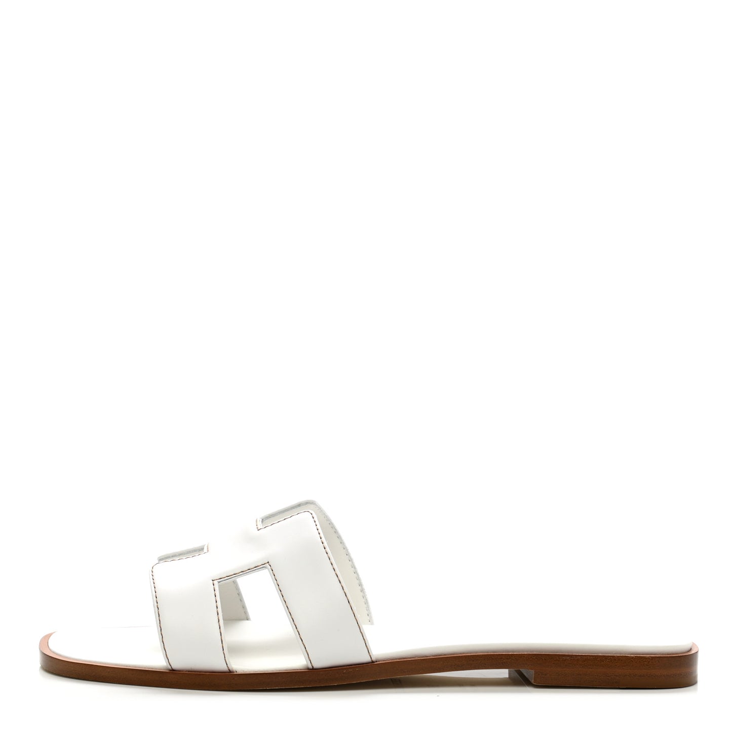 Box Calfskin Oran Sandals 39.5 White