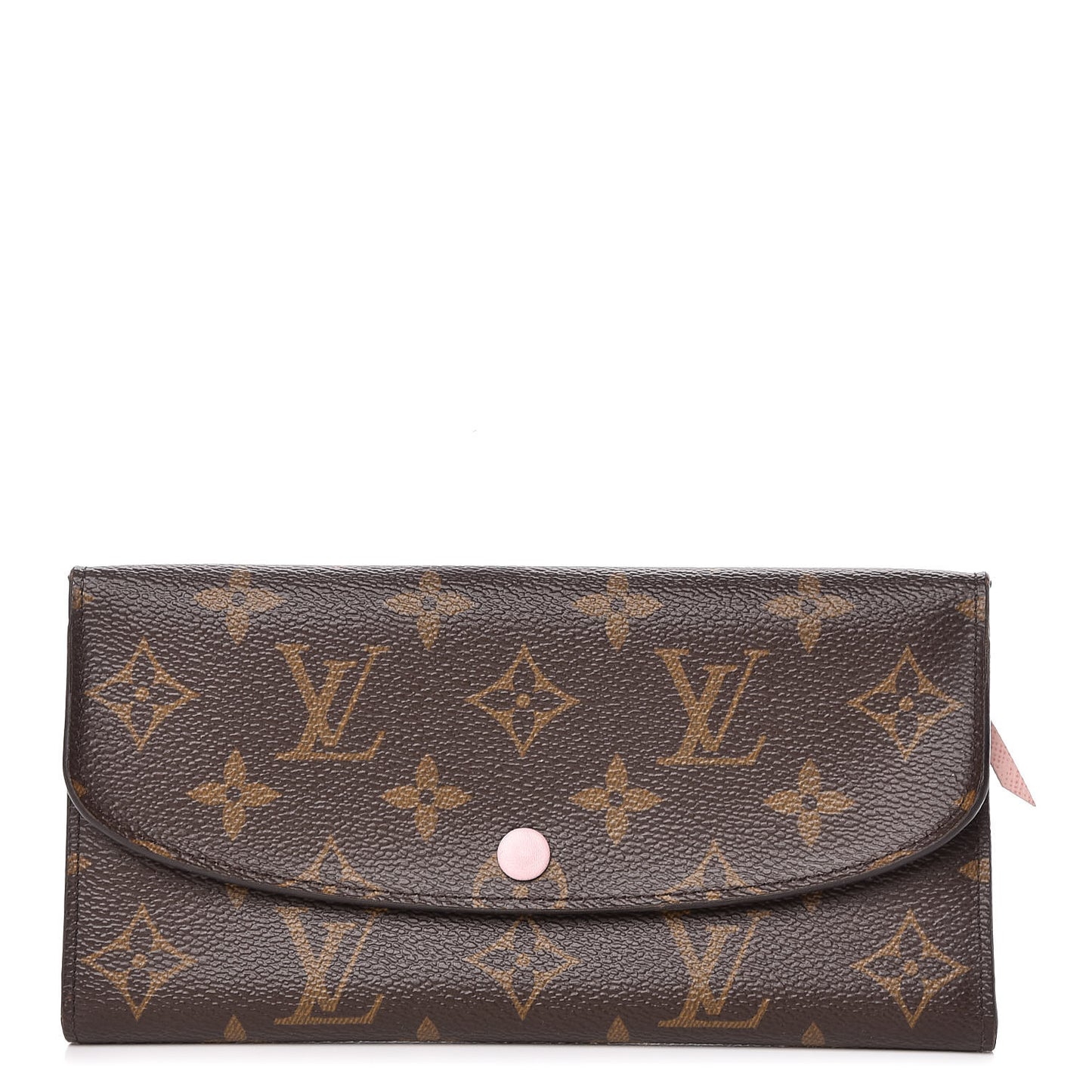 Monogram Emilie Wallet Rose Ballerine