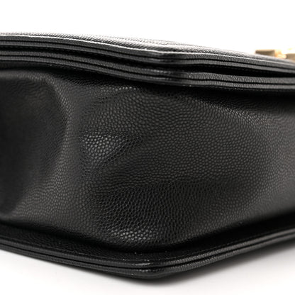 Chanel Caviar Quilted Medium Boy Flap Black 9 of 11