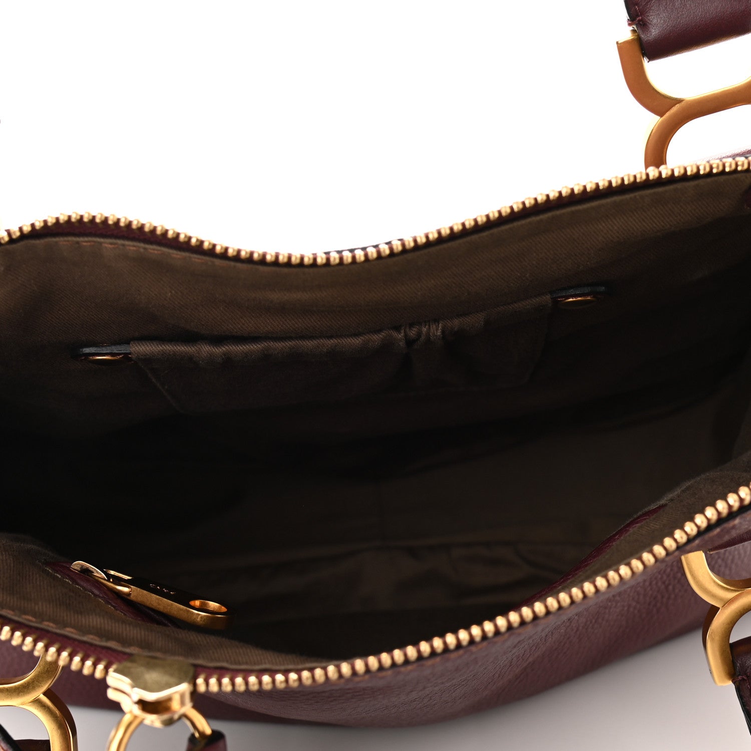 Chloe Calfskin Medium Marcie Satchel Wild Purple 5 of 10
